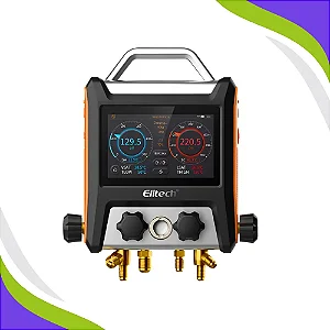 MANIFOLD DIGITAL ELITECH MS-4000 COM VACUOMETRO - BLUETOOTH - 4 VIAS