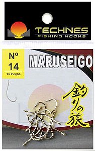 Anzol Maruseigo  Nº 16 Cartela 10 und Technes