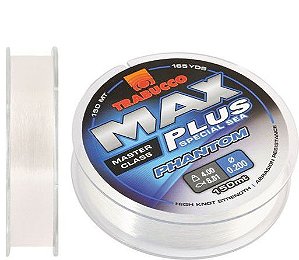 Linha Monofilamento Trabucco Max Plus Phantom 0,40mm 24,74lbs 150m