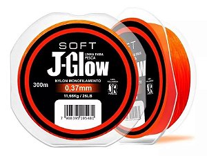 Linha Monofilamento Soft J-glow 300mt 26lbs 0,40mm - Jrpesca