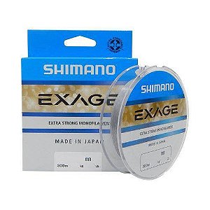 Linha Monofilamento Shimano Exage 0,405mm ( 28,4lbs) / 300mt
