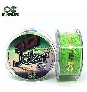 Linha  Monofilamento Maruri Joker 3D - 0,181mm - 300m
