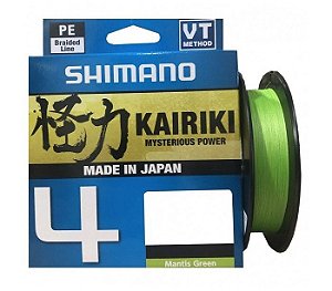 Linha Multifilamento Shimano Kairiki 4 - 0,230mm 30lb - 150m