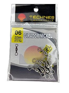 Girador Nickel n° 6 - Cartela  C/ 10 und Technes