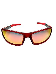 Óculos Polarizado Caelum By Johnny Hoffmann Vermelho Dourado Fish