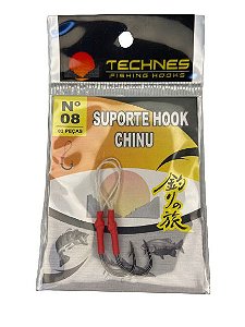 Suporte Hook Chinu N° 09 - Cartela C/ 02 Und Technes