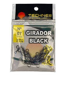 Girador  Black - N° 03 - Cartela - C/ 10 Und Technes