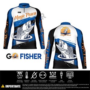 Camisa De Pesca Magic Pesca 2023  - Uv 50+  Go Fisher