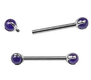 Barbell Reto Pedras Cravejadas