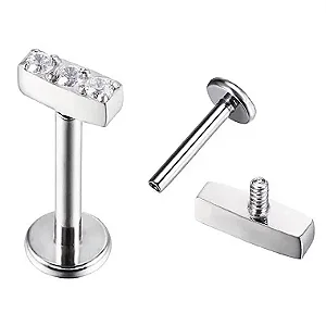 Labret Barra Cravejada