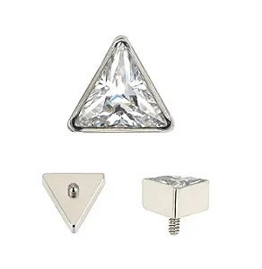 Labret Triângulo Zircônia