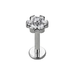 Labret Flor Cravejada