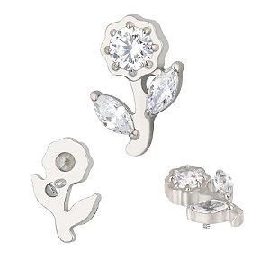 Labret Flor Cravejada 3