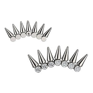 Labret Zircônias e Spikes