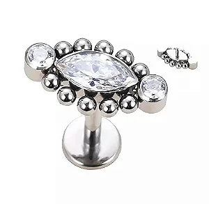 Labret Navete e Bolinhas