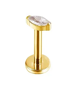 Navete Zircônia Gold PVD