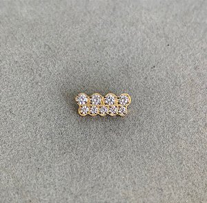 Cluster 9 Zircônias Gold PVD (Promoção)
