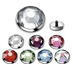 Topo Cristal (Rosca de 1.2mm)