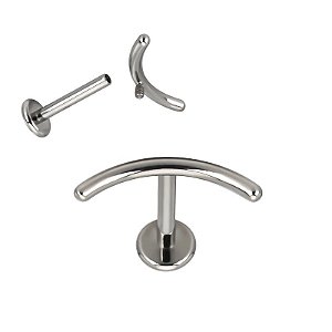 Labret Barra Curva Lisa