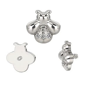 Labret Abelha 3 Zircônias