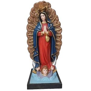 Nossa Senhora de Guadalupe 78cm em Gesso