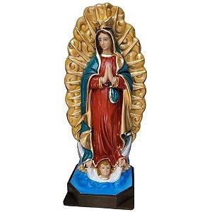 Nossa Senhora de Guadalupe 79cm em Gesso