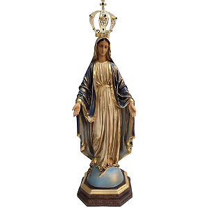 Nossa Senhora das Graças 86cm em Resina com Coroa