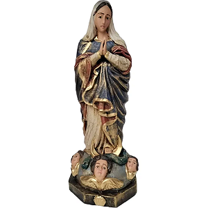 Nossa Senhora da Imaculada Conceição 34cm em Resina
