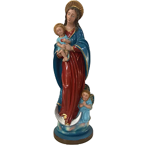 Nossa Senhora Mãe do Salvador 37cm em Gesso