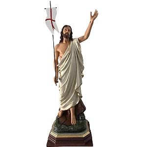 Jesus Ressuscitado 110cm em Resina