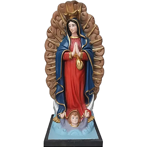 Nossa Senhora de Guadalupe 78cm em Gesso