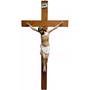 Crucifixo 80cm em Gesso