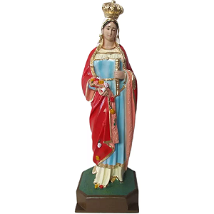 Santa Isabel 68cm em Gesso