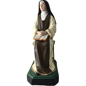 Santa Tereza D'Ávila 37cm em Gesso