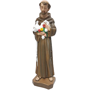 São Francisco de Assis 50cm em Gesso
