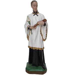 São Luís Gonzaga 51cm em Gesso