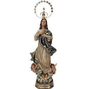 Nossa Senhora da Conceição Coroada 40cm em Resina
