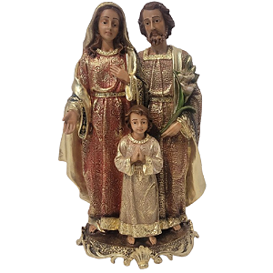 Sagrada Família 22cm em Resina