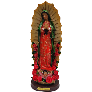 Nossa Senhora de Guadalupe 28cm em Resina Importada