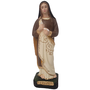Santa Mônica 22cm em Gesso