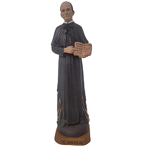 Santo Aníbal 29cm em Gesso