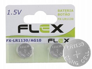 Bateria FX- LR1130 botão flex
