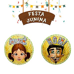 24 PLACA PLAQUINHA BANHEIRO FESTA JUNINA JULINA HOMI E MUIÉ