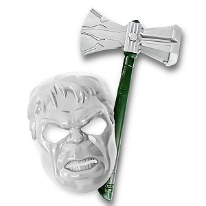 Coleção Medieval Martelo Trovão C/Mascara Brinquedo Diversão