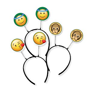 10 Tiara Carnaval Aniversário Zap Emoji Decoração Fantasia