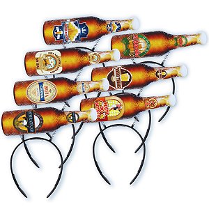 Kit 18 Tiara Festa Carnaval Cerveja Boteco Chopp Acessório