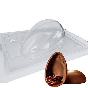 10 Forma Forminha Ovo Páscoa Chocolate Acetato Simples 500g