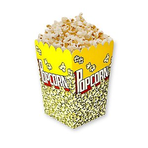 Kit 60 Cachepot Pipoca PopCoRn Enfeite Mesa Festa Junina