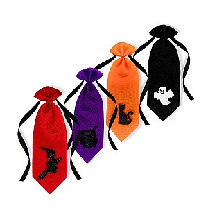 10 Gravata Aplique Cachorro Pet Shop Banho Tosa Halloween