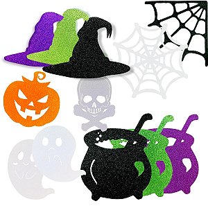 Kit Fantasia Bruxa Vassoura Chapéu Festa Halloween Luxo - DHS SHOP - Site  Oficial